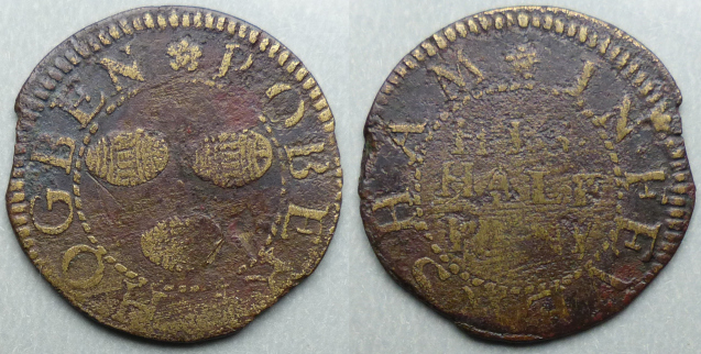 Faversham, Robert Hogben halfpenny token